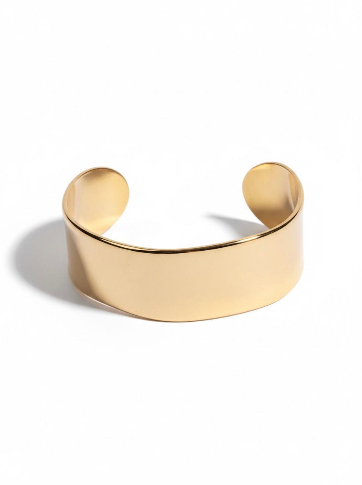 Sculptural Bangle Gold