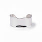 Sculptural Bangle Silver