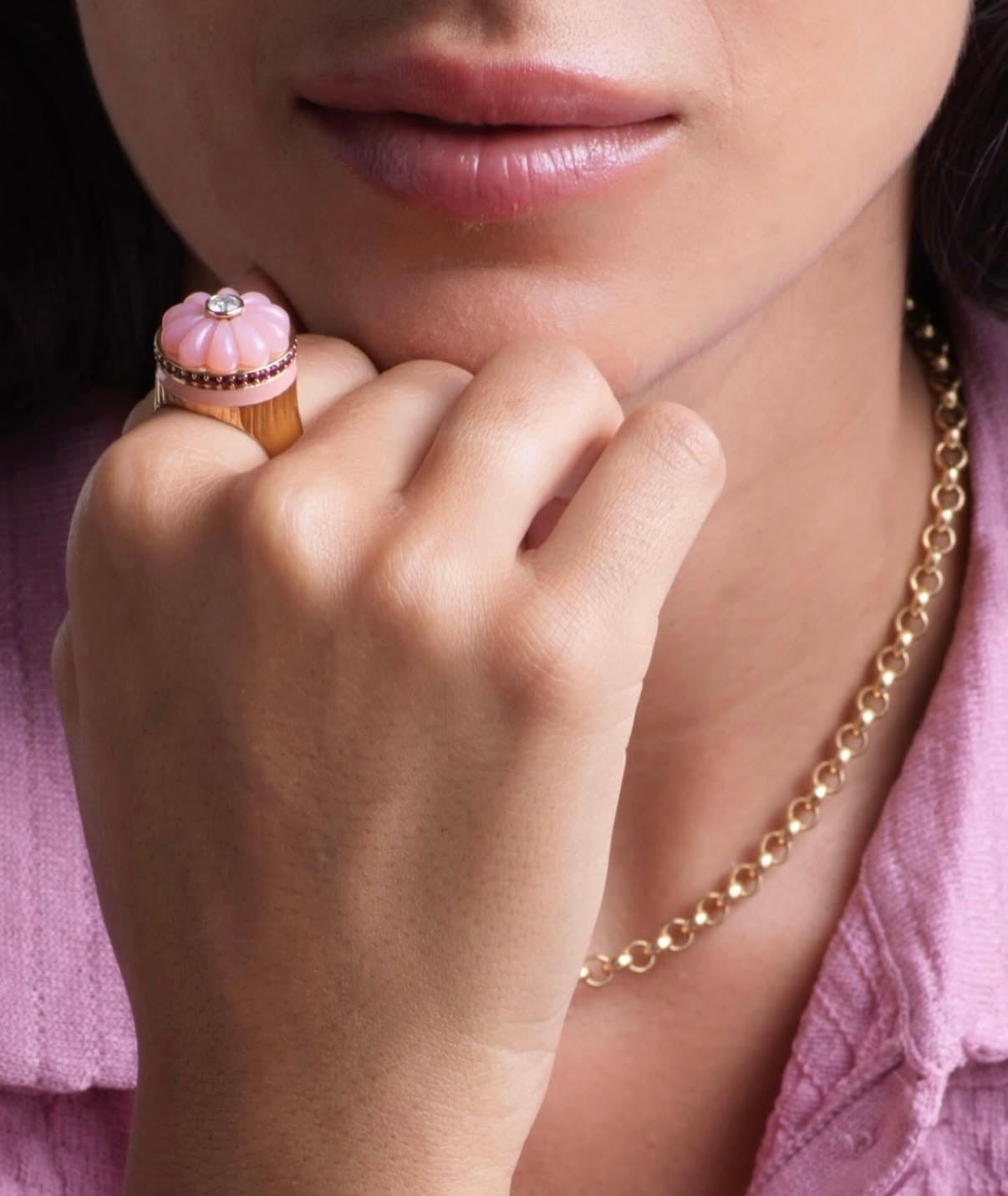 Crème de Fleur Ring